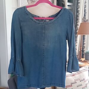 100% Tencel DENIM Look Top